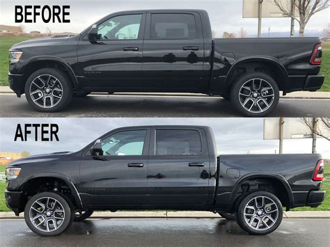 ram 1500 3 inch lift before and after|2021 ram 1500 3.5 lift.